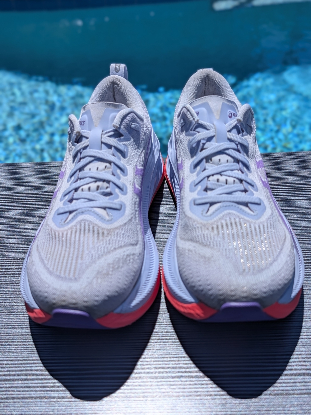ASICS Superblast 2 Mens Size 8 Greyish Purple Coral Reef Running Shoe 1013A142 - Picture 4 of 13